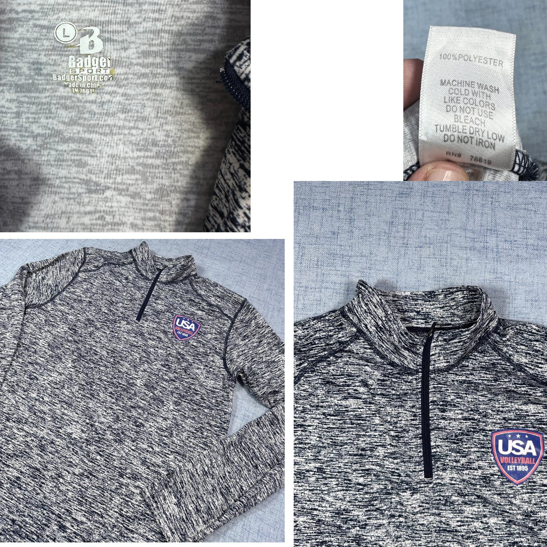 Badger Sport® USA Volleyball Pullover(L)