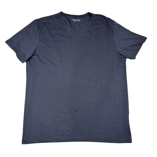 Coolkeep navy blue V neck tee