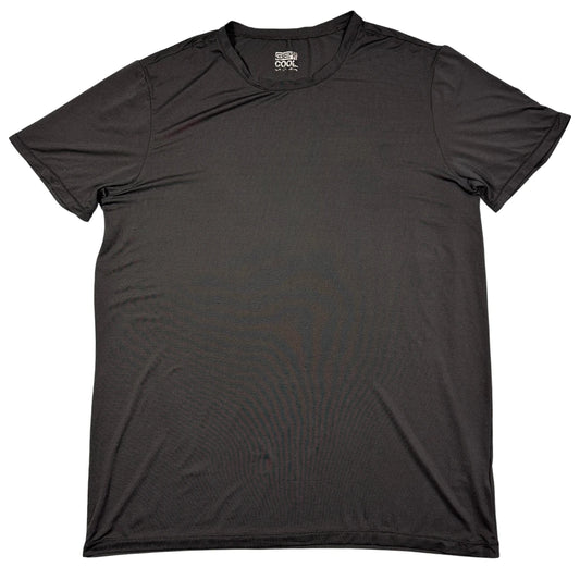 32 Cool black performance sports tee
