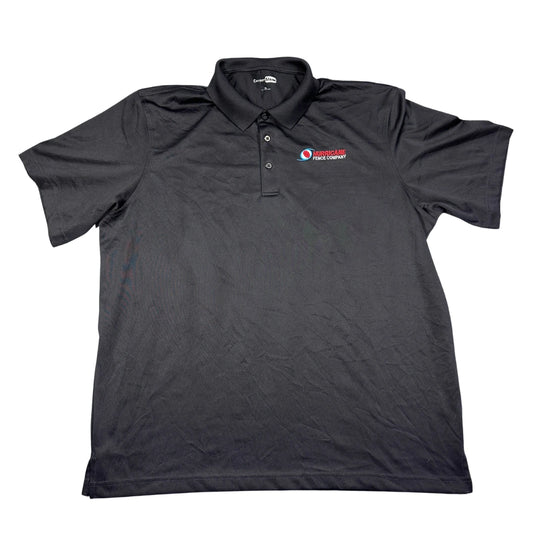 CornerStone black performance polo