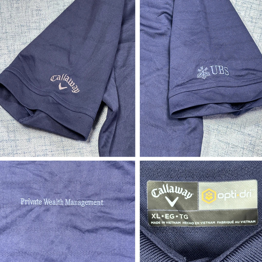 Callaway® Navy Golf Polo-XL