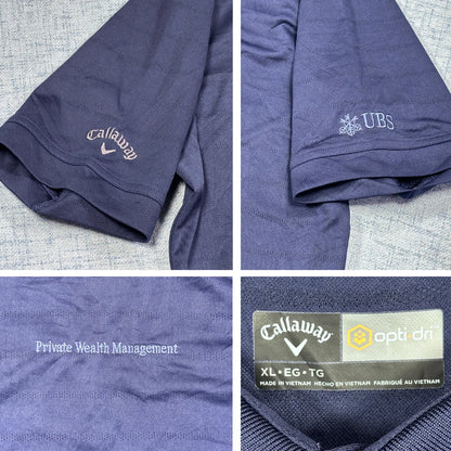 Callaway® Navy Golf Polo-XL