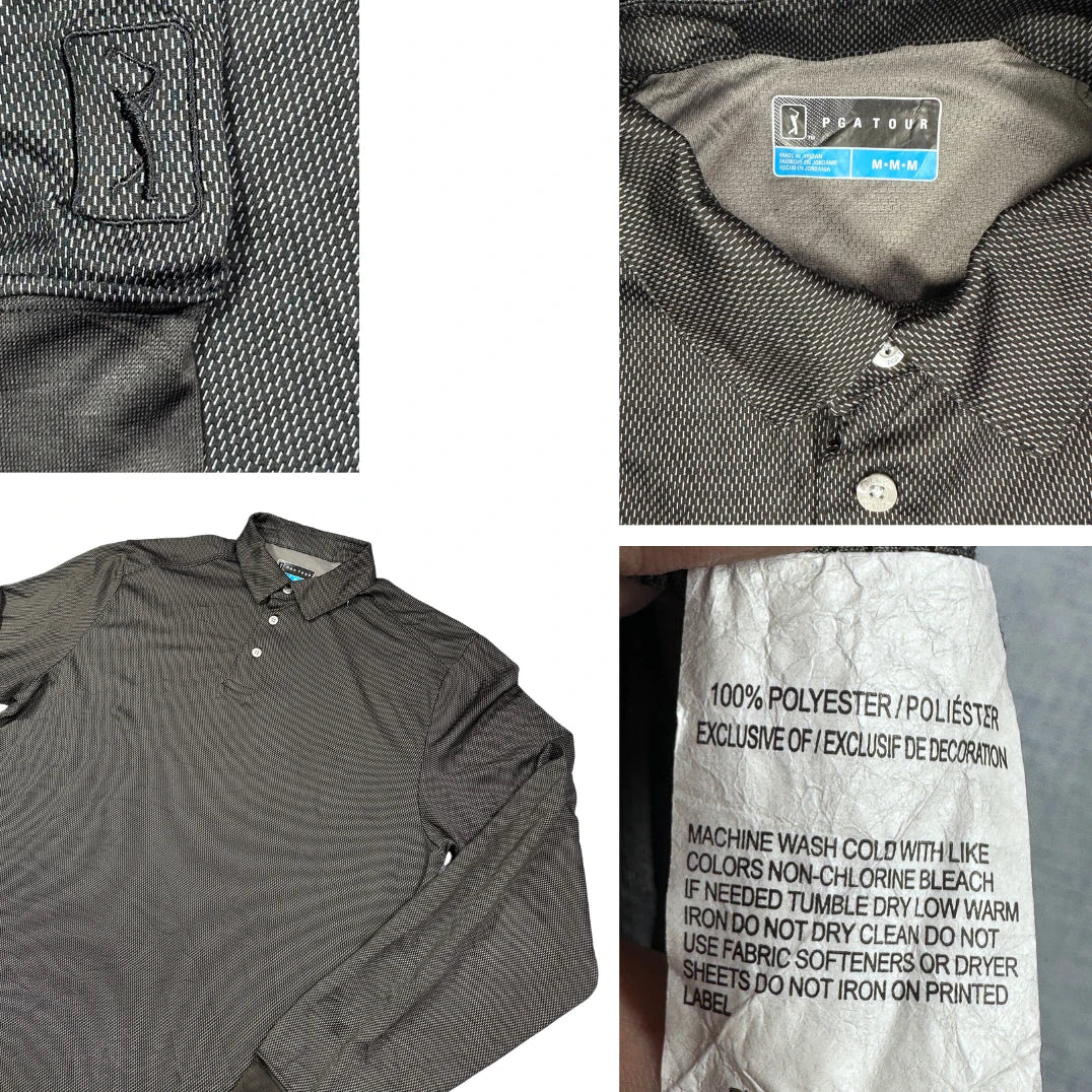 PGA TOUR® Long Sleeve Polo-M