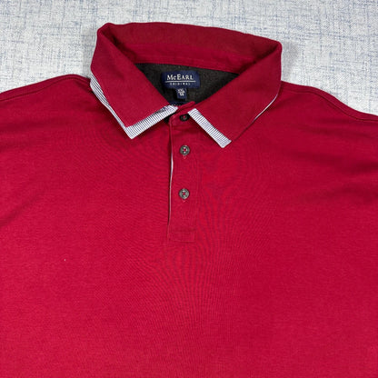 McEARL® Long Sleeve Polo-2XL