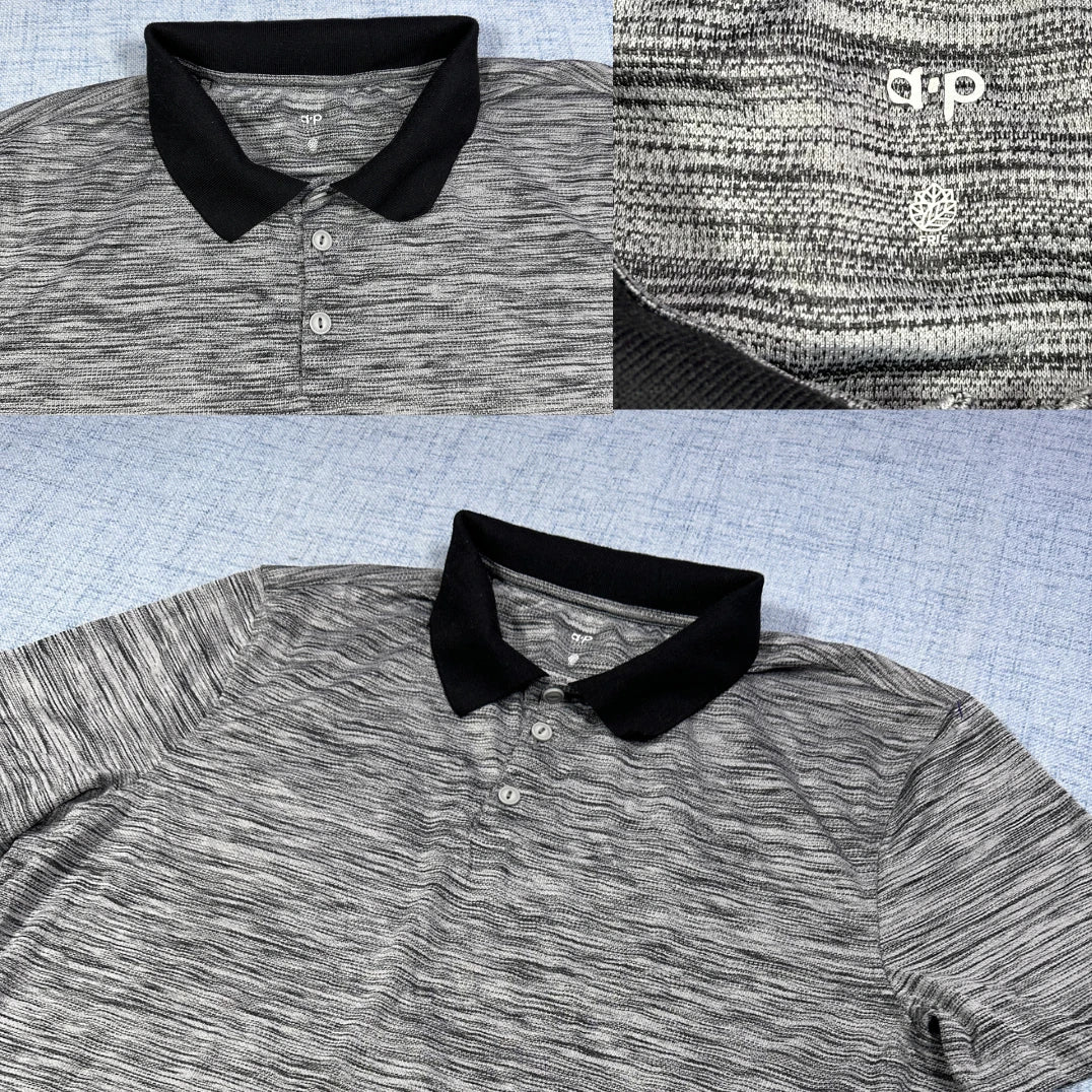 Gap® Textured Polo Shirt-M