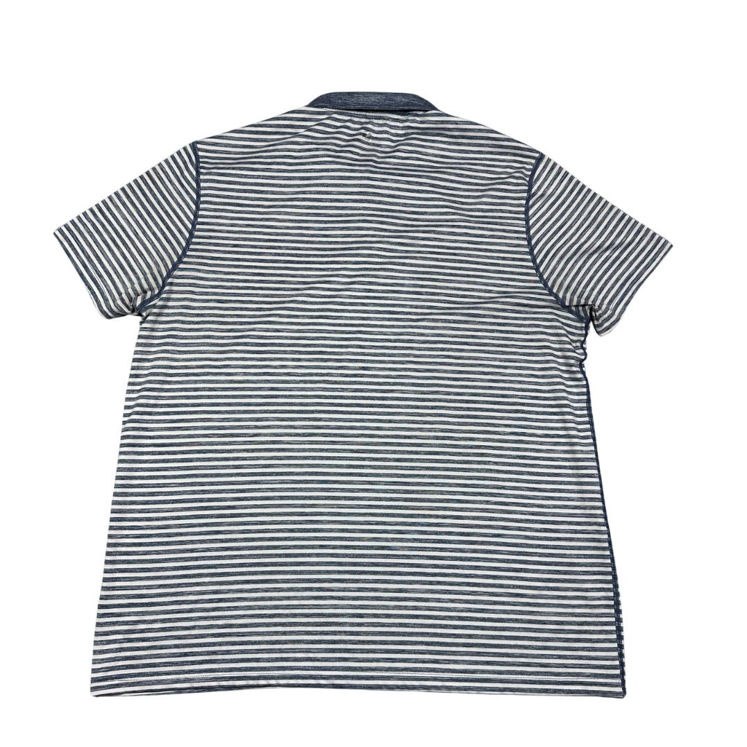 Striped Polo Shirt-XL