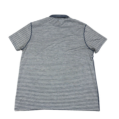 Striped Polo Shirt-XL