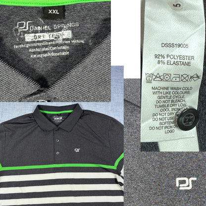 Daniel Springs® Striped Polo-2XL