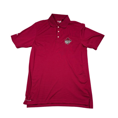 PING maroon Springfield College polo