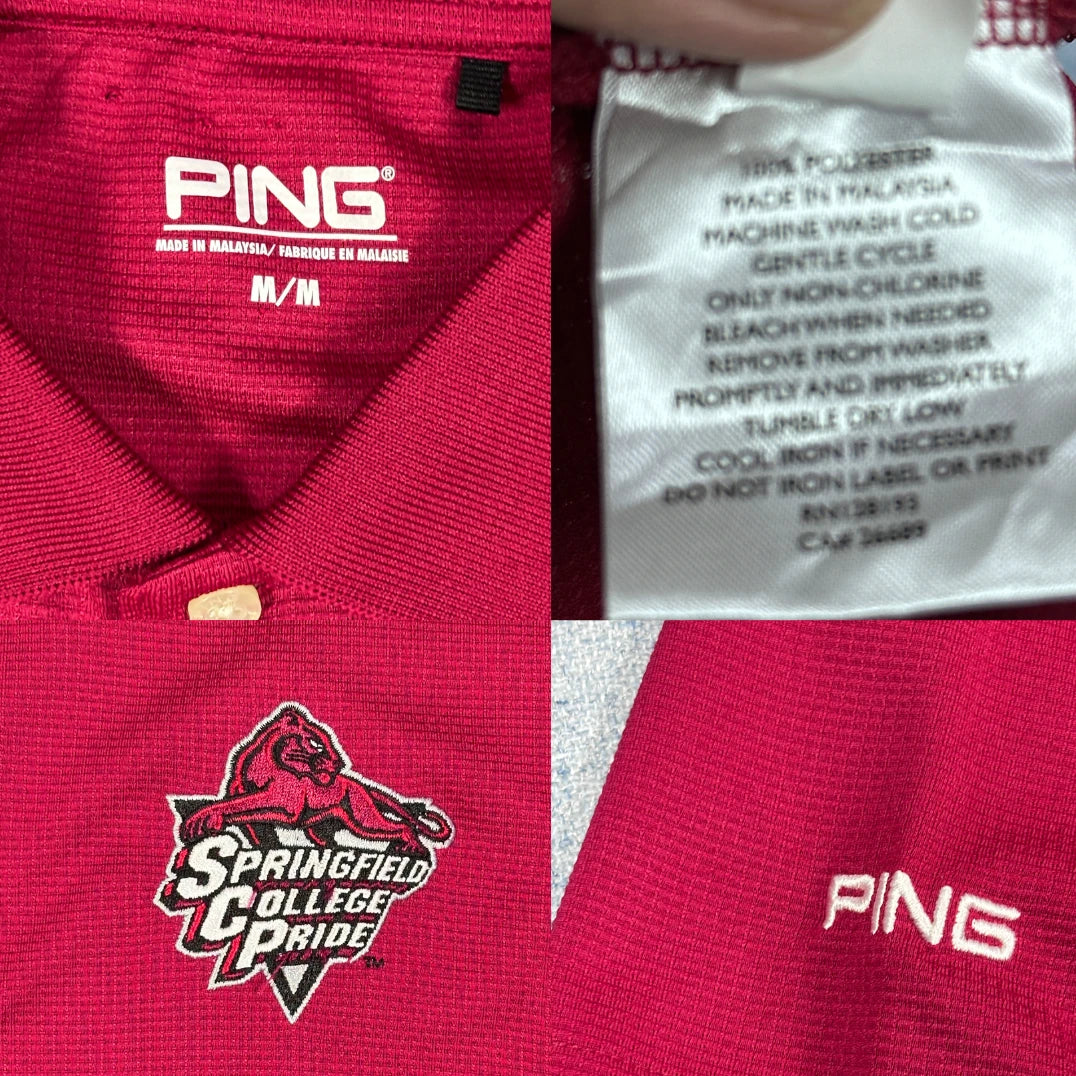 PING® Springfield College Polo-M