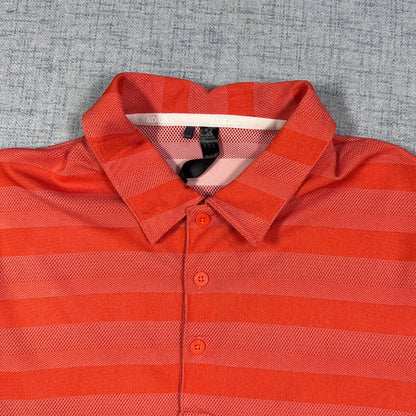 Adidas® Striped Golf Polo-S