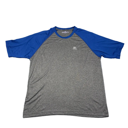 Blue Generation grey and blue raglan sports tee