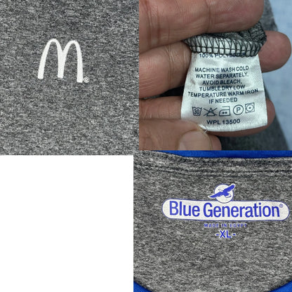 Blue Generation® Raglan Sports Tee-XL