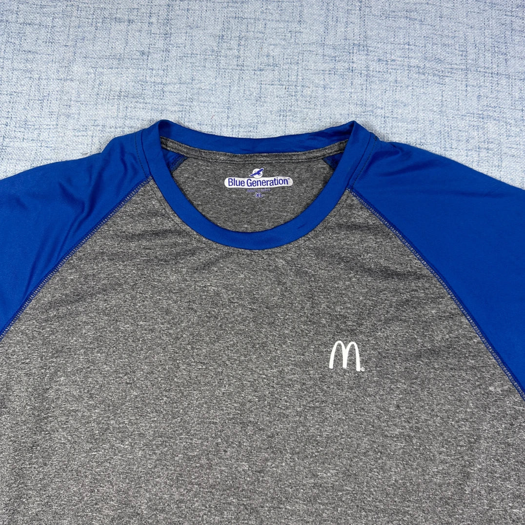 Blue Generation® Raglan Sports Tee-XL