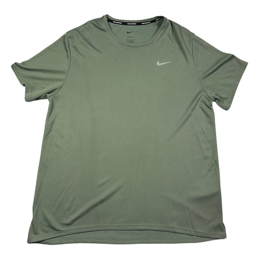 Nike Dri Fit sage green running tee