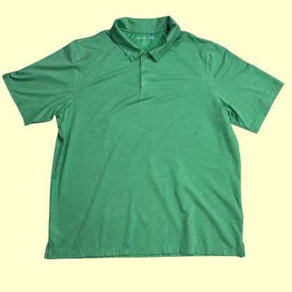 Great Northwest Clothing Company Polo Shirt in green heather.