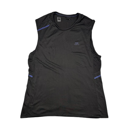 Kalenji black sleeveless sports top