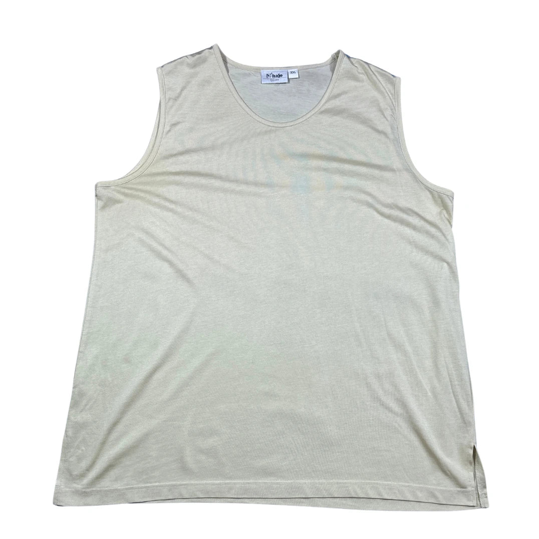 Hajo beige sleeveless casual top