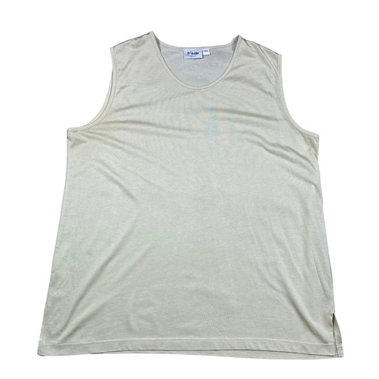 Hajo beige sleeveless casual top