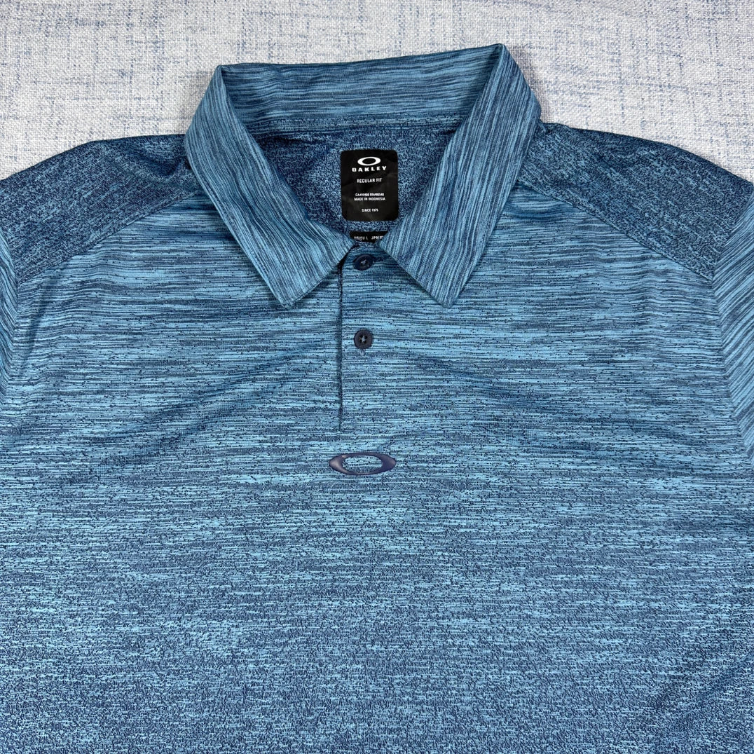 Oakley® Blue Performance Polo Marl-L
