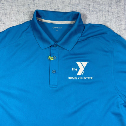 Sport Tek® Blue Polo Performance Shirt-XL