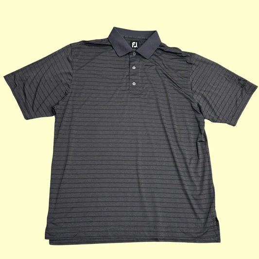 FootJoy Black Striped Polo