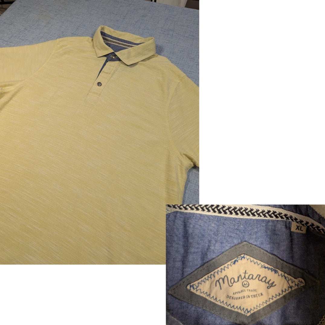 Mantaray® Yellow Polo Shirt Classic-XL