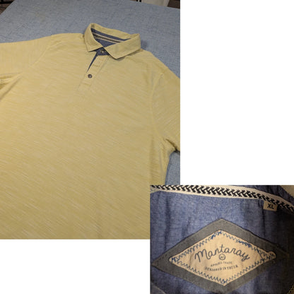Mantaray® Yellow Polo Shirt Classic-XL