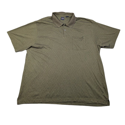 Arrow® Olive Polo Shirt Pocket-2XL