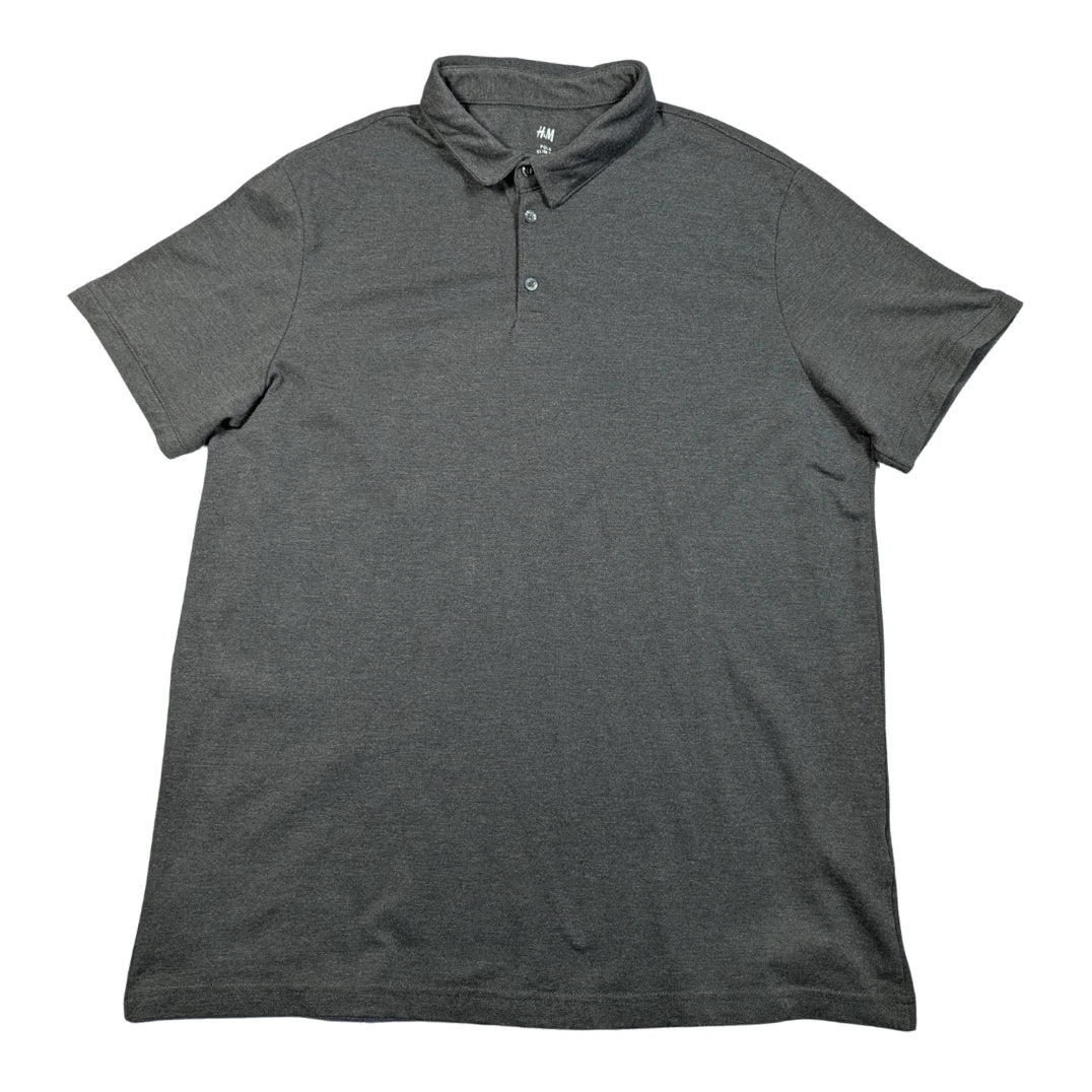H&M® Charcoal Polo Shirt Slim Fit
