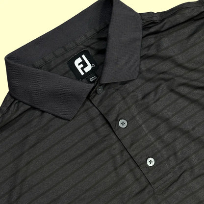 FootJoy Black Striped Polo