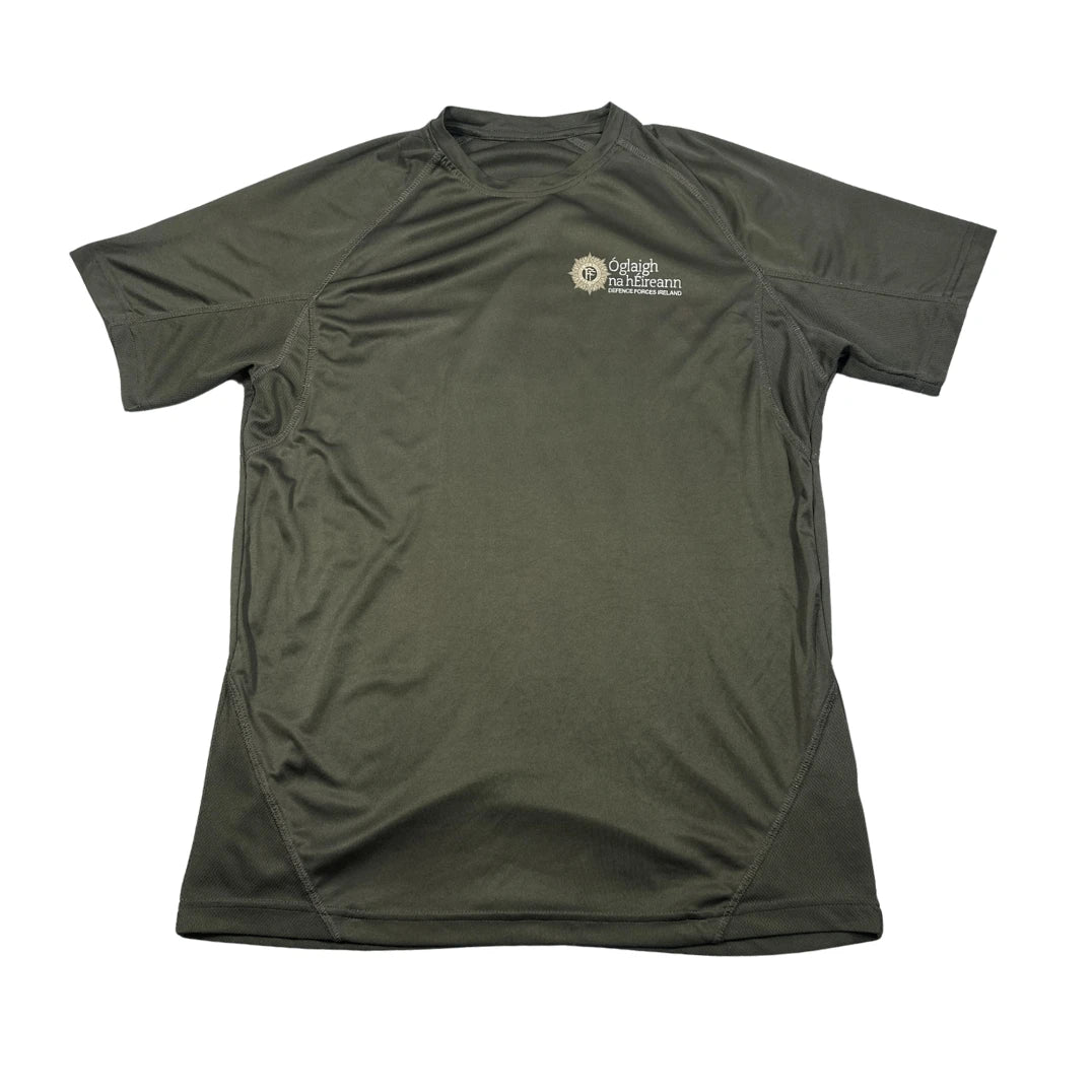 Unbranded Olive Sports T Shirt Defence-L