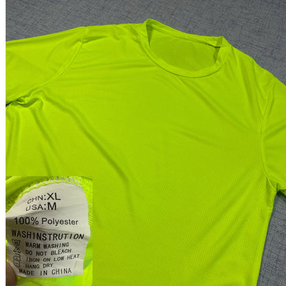 Neon Green Lightweight Performance Tee-M