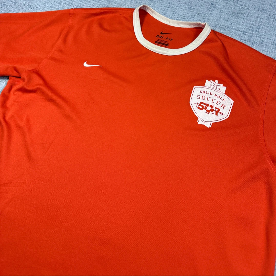 Nike Dri-Fit Red Soccer Team Jersey-L