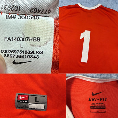 Nike Dri-Fit Red Soccer Team Jersey-L