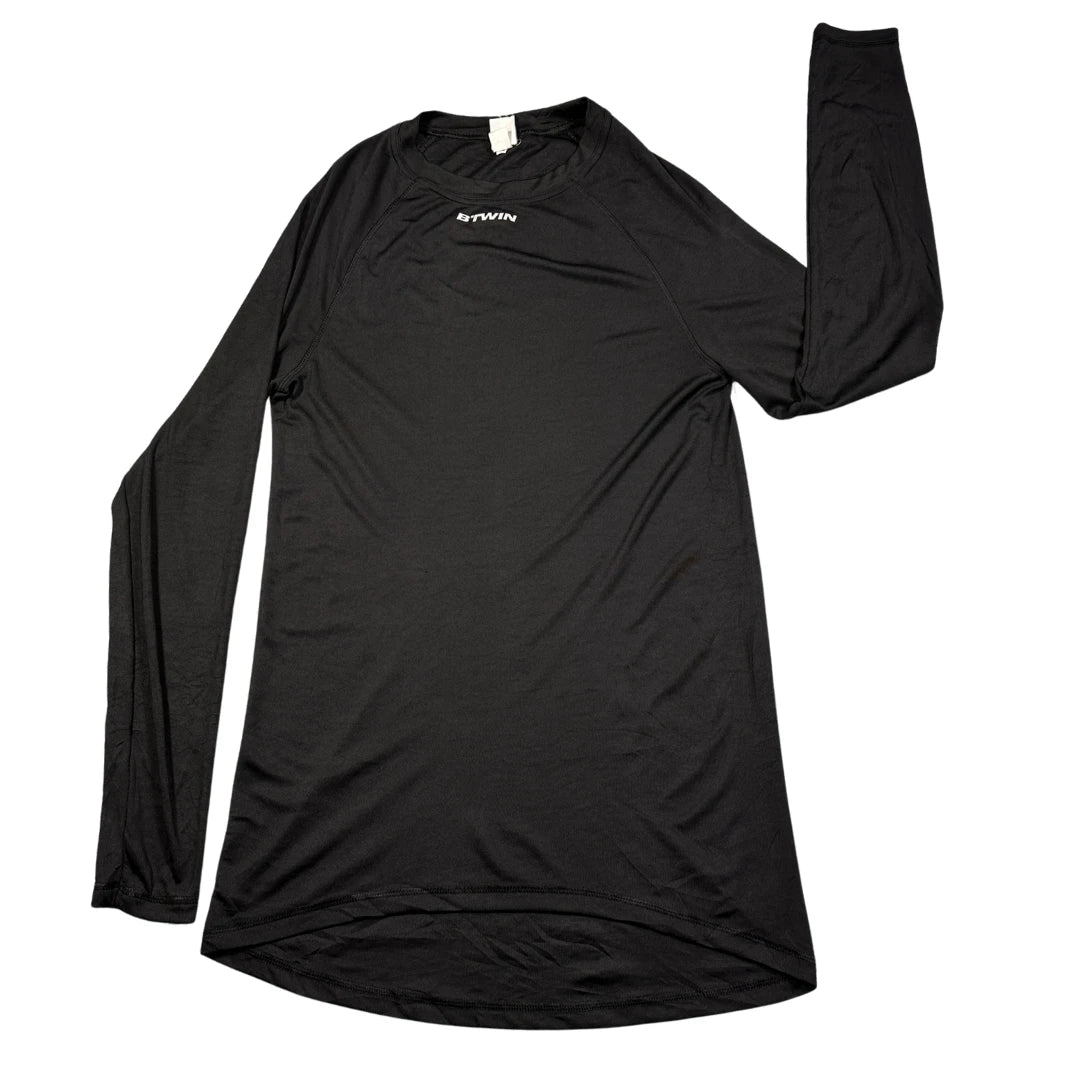 BTWIN Black Long Sleeve Base Layer-M