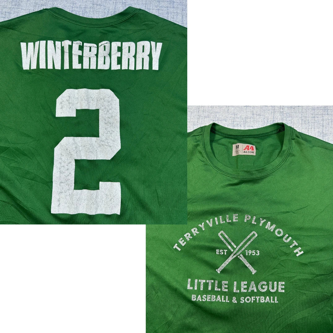 A4 Green T-Shirts Football Sports Jerseys