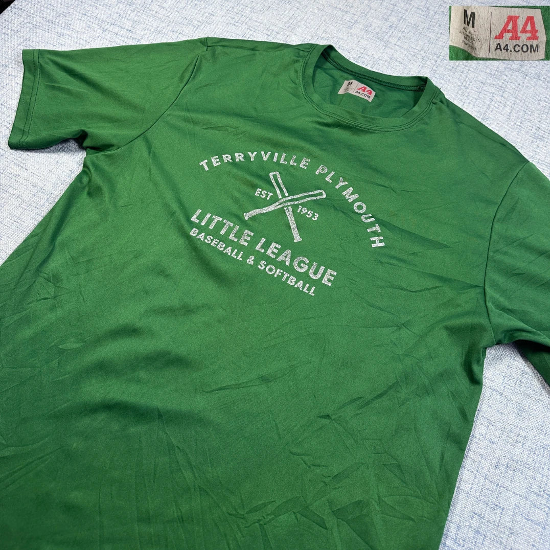 A4 Green T-Shirts Football Sports Jerseys