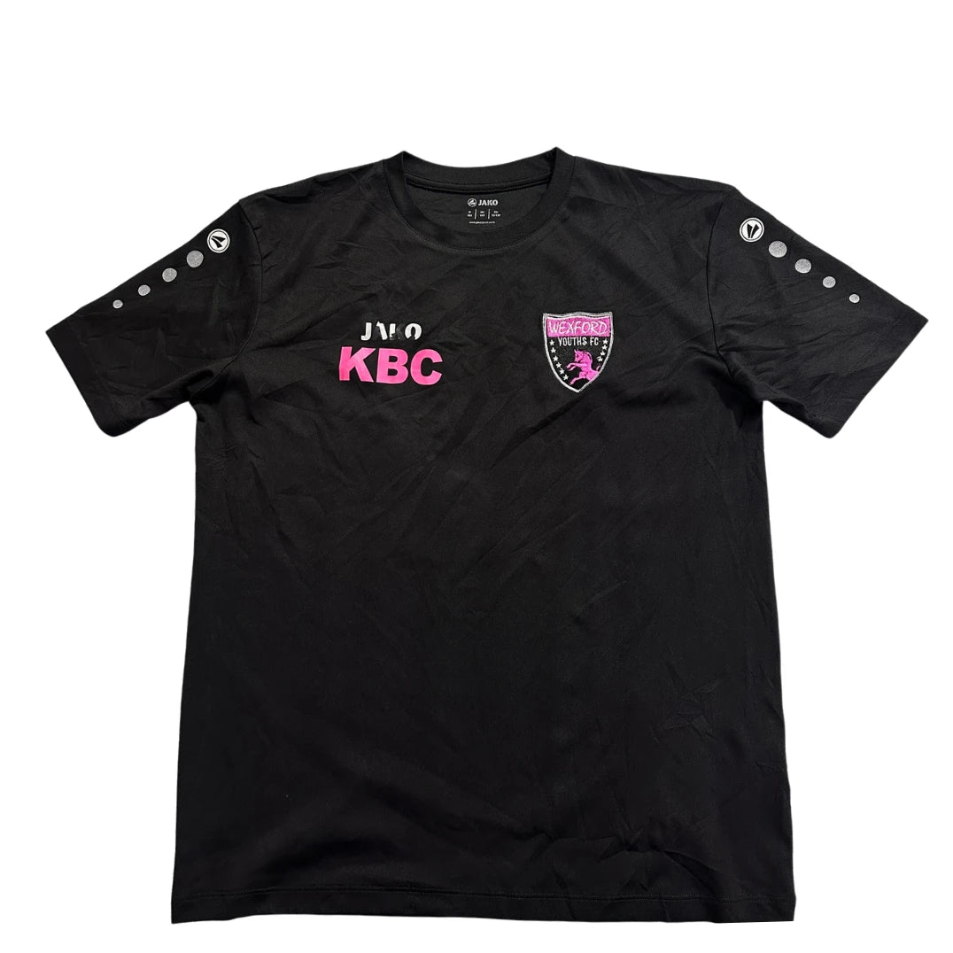 Jako Black T-Shirts Football Sports Jerseys