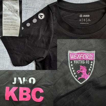 Jako Black T-Shirts Football Sports Jerseys