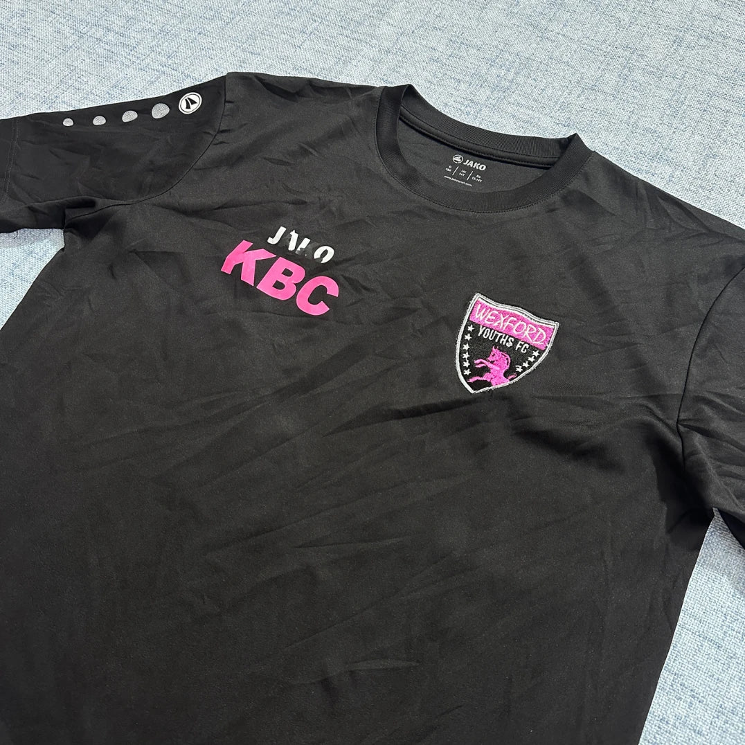 Jako Black T-Shirts Football Sports Jerseys
