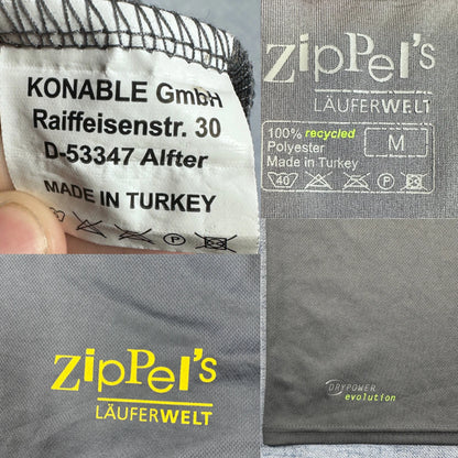 ZipPel's® Olive Running T Shirt-M