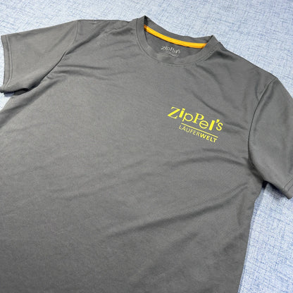 ZipPel's® Olive Running T Shirt-M
