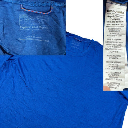 Patagonia Blue Men's T-Shirts Men T Shirts