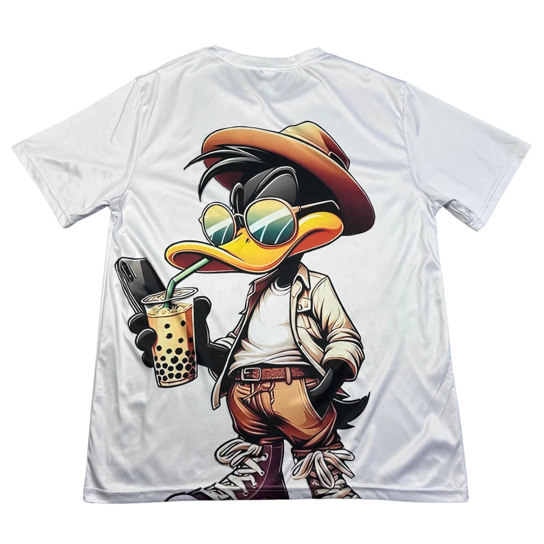 Thrift-and-treasures White Men's Print Shirt-L Men T Shirts