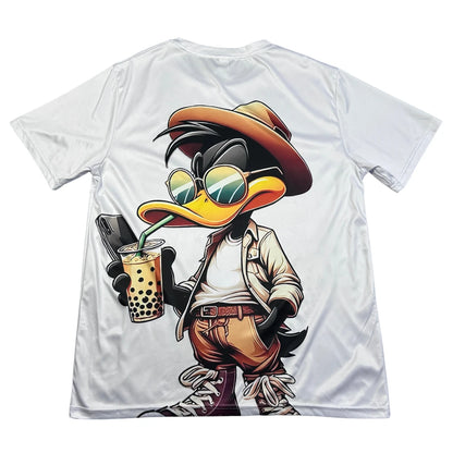 Thrift-and-treasures White Men's Print Shirt-L Men T Shirts