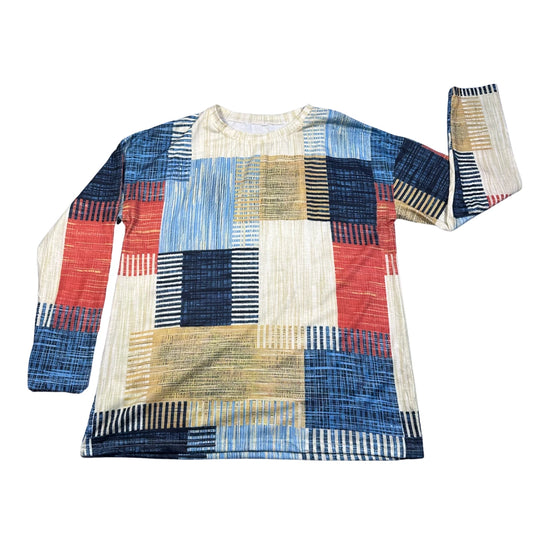 Thrift-and-treasures Men's Patchwork Shirt-L Men T Shirts
