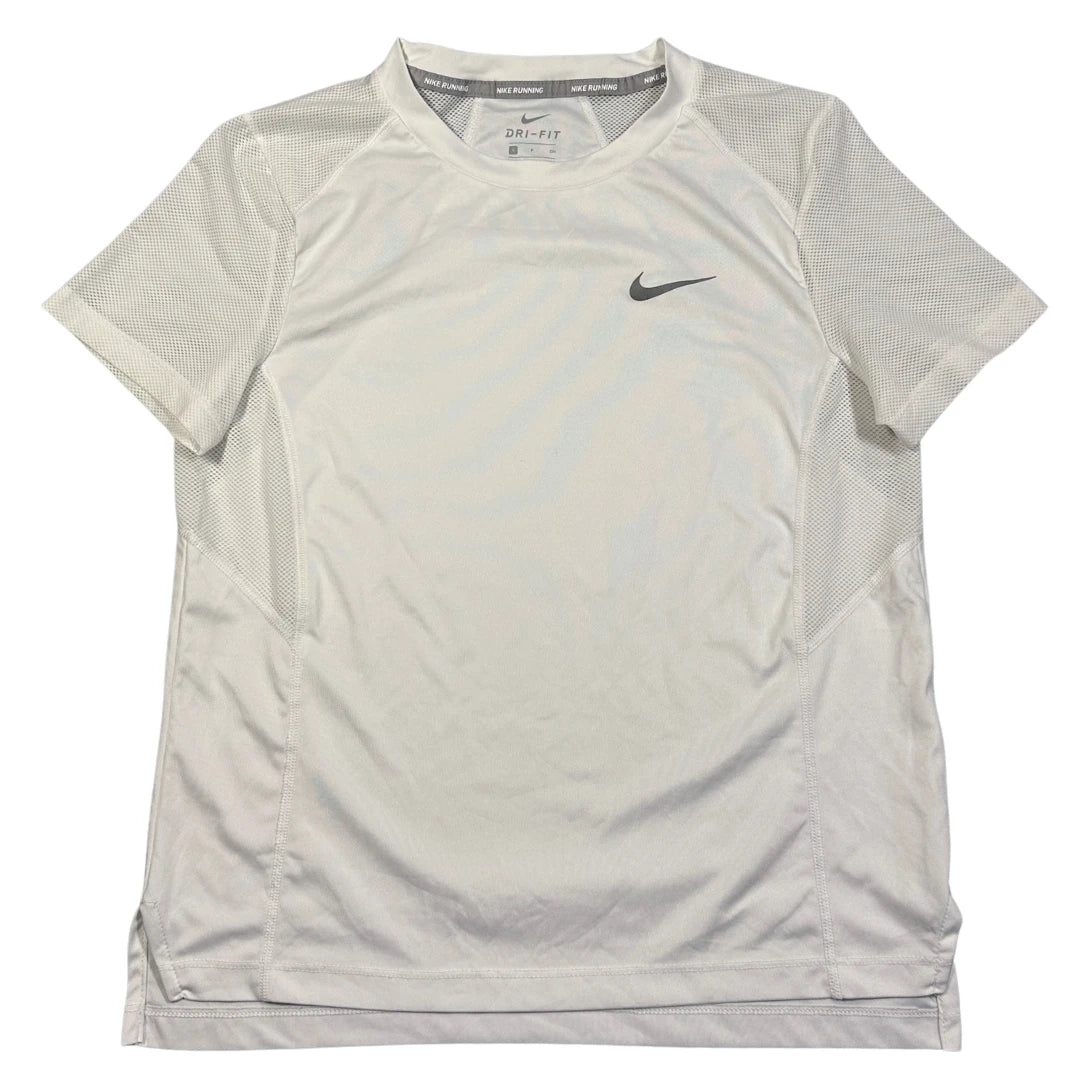 Nike® White Dri Fit Running Shirt-S