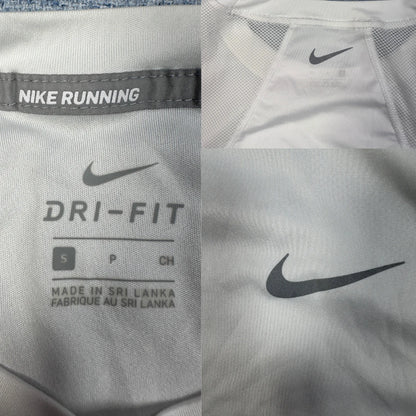Nike® White Dri Fit Running Shirt-S