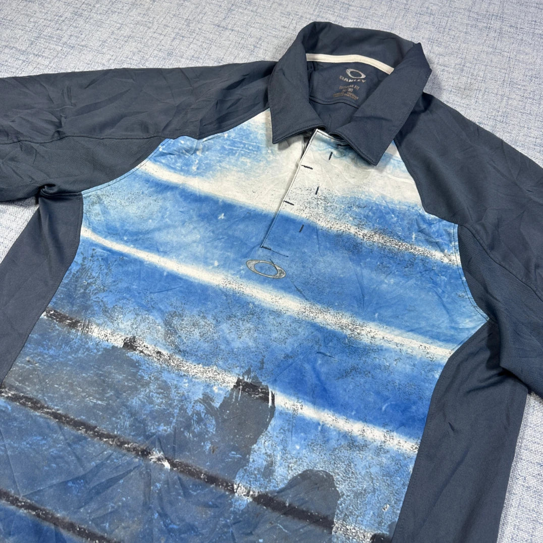 Oakley® Blue Polo Graphic-M